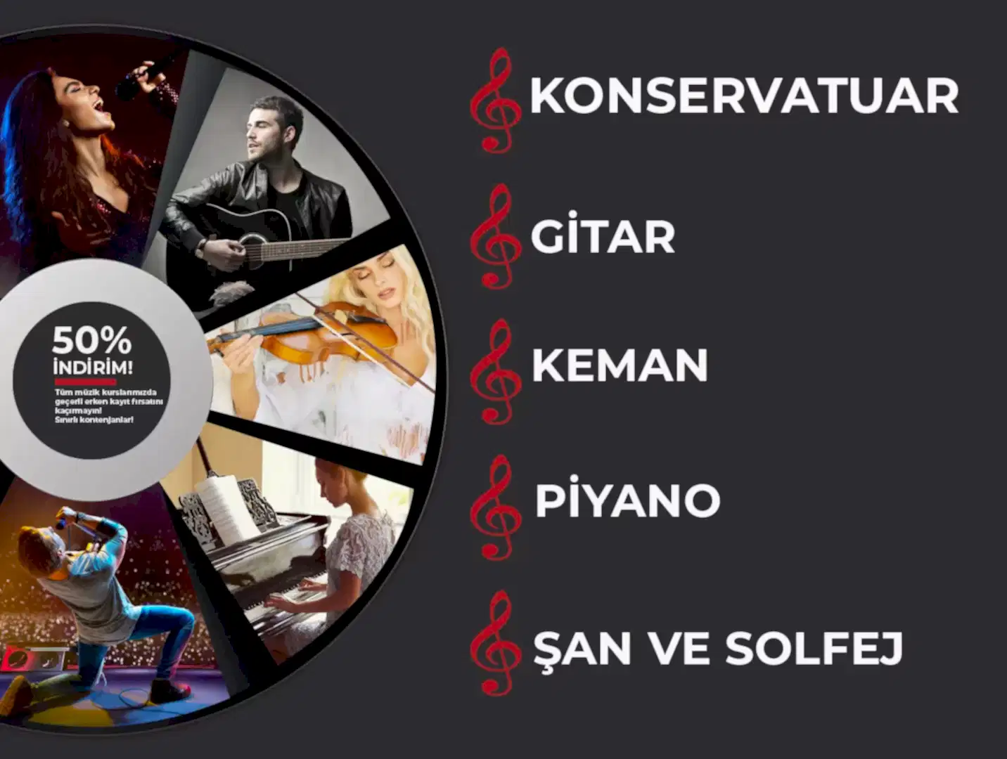 müzik ve enstrüman eğitimleri